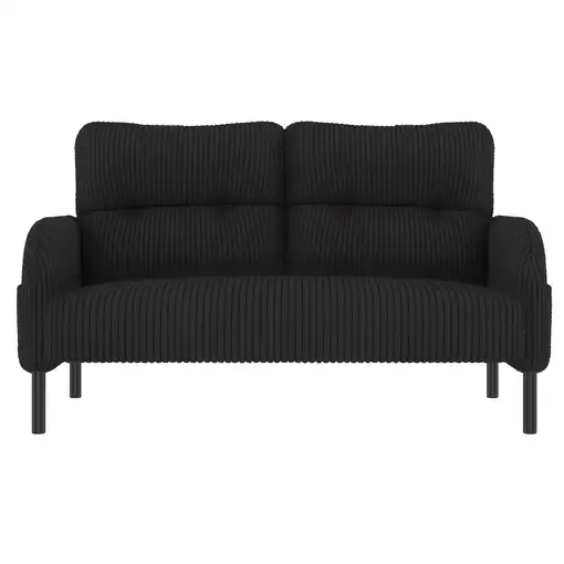 Conjunto de salón CollaHausse en tela, Conjunto de 3 piezas, 1 sillón, 1 puf