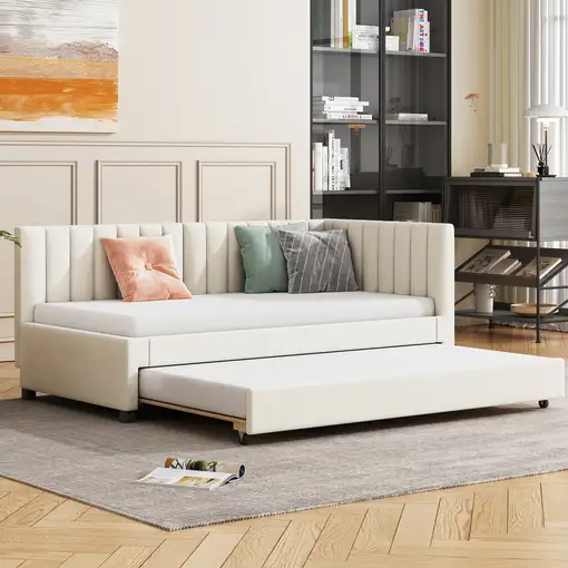 Cama CollaHausse en terciopelo, Cama 90x200, Convertible en sofá cama 90x200cm Cama CollaHausse en terciopelo, Cama 90x200, Convertible en sofá cama 90x200cm