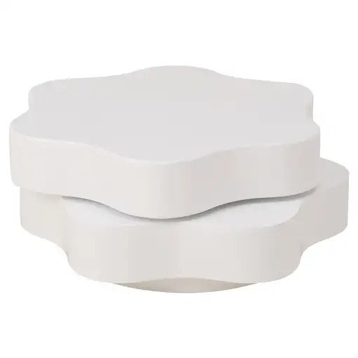 Mesa de centro CollaHausse en mdf, Forma de flor 74.8x67.5x31cm