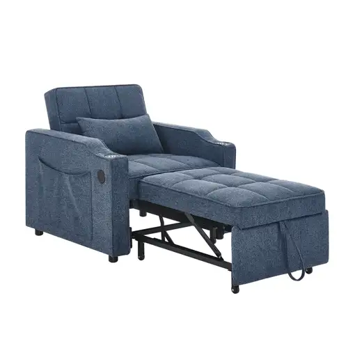 Sofá cama CollaHausse 3 en 1, Minimalista, Deslizamiento para transformación