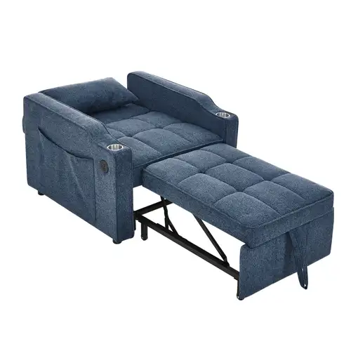 Sofá cama CollaHausse 3 en 1, Minimalista, Deslizamiento para transformación