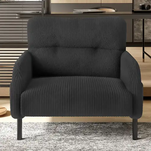 Sofá CollaHausse en terciopelo, Profundidad de asiento cómoda