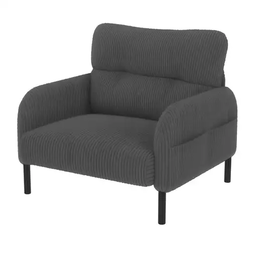 Sofá CollaHausse en terciopelo, Profundidad de asiento cómoda