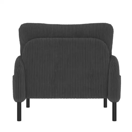 Sofá CollaHausse en terciopelo, Profundidad de asiento cómoda