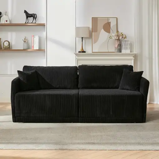 Sofá cama CollaHausse en tela, Multifuncional, cambiable, Plegable