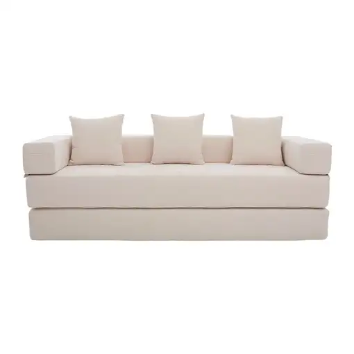 Sofá modular CollaHausse en chenilla, Modular, Super suave, Combinable libremente