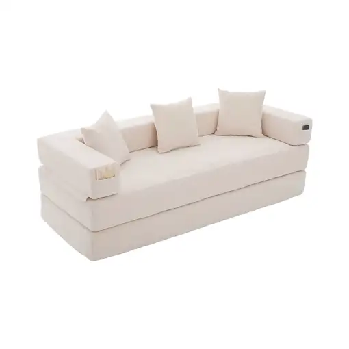 Sofá modular CollaHausse en chenilla, Modular, Super suave, Combinable libremente