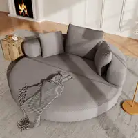 Sofá cama CollaHausse de pana, Multifuncional, Independiente, Plegable 173x176cm