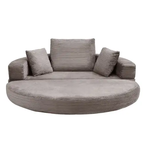 Sofá cama CollaHausse de pana, Multifuncional, Independiente, Plegable 173x176cm