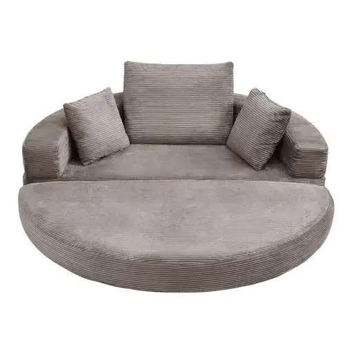 Sofá cama CollaHausse de pana, Multifuncional, Independiente, Plegable 173x176cm