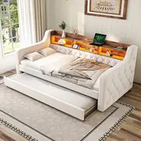Sofá cama CollaHausse en terciopelo, Ahorro de espacio 90x190cm