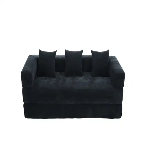 Sofá modular CollaHausse en chenilla, Modular, Super suave, Combinable libremente