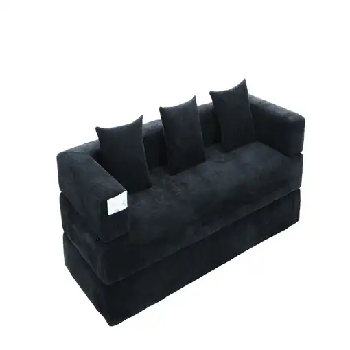 Sofá modular CollaHausse en chenilla, Modular, Super suave, Combinable libremente