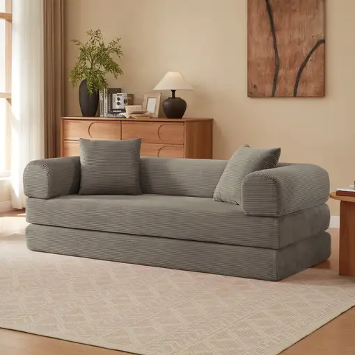 Sofá CollaHausse escalable, Convertible en cama, Sofá tatami, Plegable
