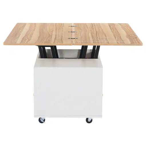Mesa de centro CollaHausse Ajustable en altura, Función plegable 100x50x47,5cm
