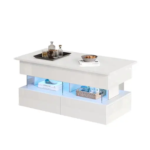 Mesa de centro CollaHausse en mdf, Abatible 100x50x46cm