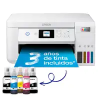 Epson EcoTank Impresora multifunción ET-2856 A4 con depósito de tinta, conexión Wi