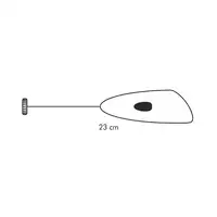 Tescoma 420714 espumador o calentador de leche Eléctrico portátil Blanco