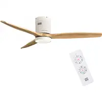 Grunkel SKYWIND-52WB ventilador Blanco, Madera
