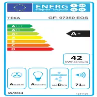 Teka GFI 97350 EOS BK Encastrada Negro A+ 628 m³/h