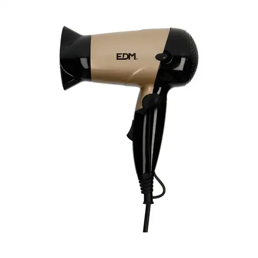 EDM 07634 secador 1000 W Negro, Oro