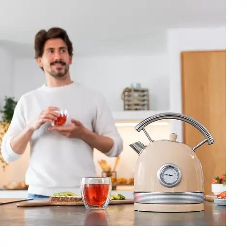 Cecotec ThermoSense 420 tetera eléctrica 1,8 L 2200 W Beige