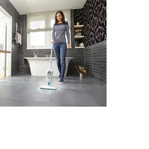 Black & Decker FSMH13E10 limpiador a vapor 1300 W Blanco