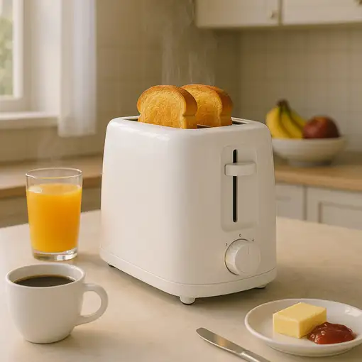 Tostadora de Pan 2 Ranuras 700W 6 Niveles de Temperatura RiseToast 7house