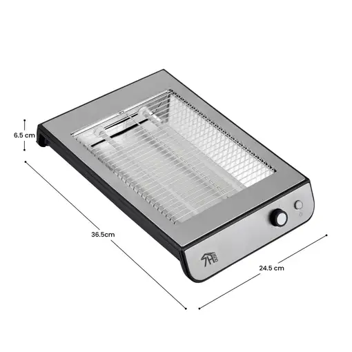 Tostadora Horizontal 600W 6 Niveles de Temperatura QuickToast 7house