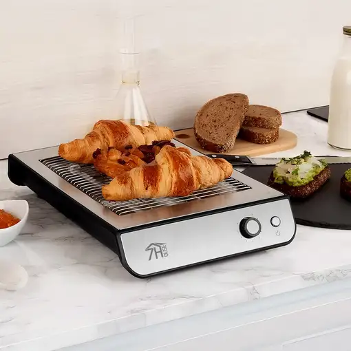 Tostadora Horizontal 600W 6 Niveles de Temperatura QuickToast 7house