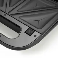 Orbegozo SW 7260 sandwichera 750 W Negro, Plata