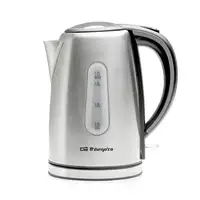 Orbegozo KT 6024 tetera eléctrica 1,7 L 2200 W Acero inoxidable