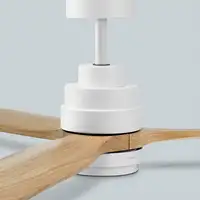 Ufesa 84105845 ventilador Blanco, Madera