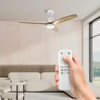 Ufesa 84105845 ventilador Blanco, Madera