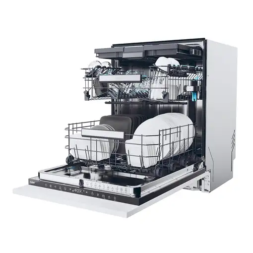 Haier XS 6B0S3FSB Completamente integrado 16 cubiertos B
