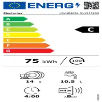 Electrolux SatelliteClean Completamente integrado 14 cubiertos C