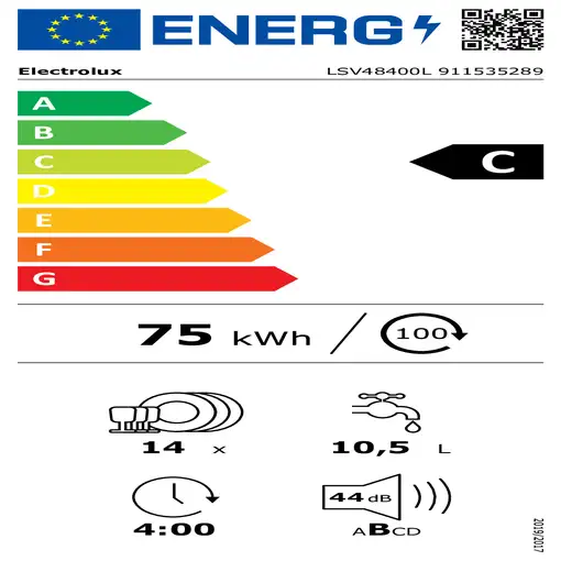 Electrolux SatelliteClean Completamente integrado 14 cubiertos C
