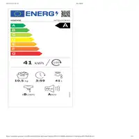 Hisense WF3S1043BW3 lavadora Carga frontal 10,5 kg 1400 RPM Blanco