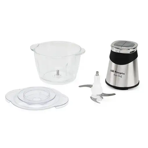 Orbegozo MC 4650 picadora eléctrica de alimentos 1,2 L 500 W Negro, Plata