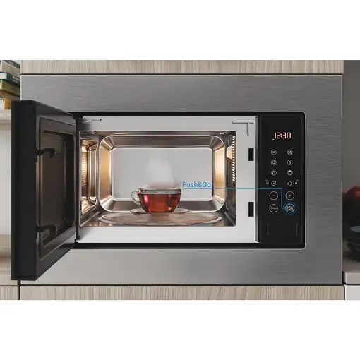 Indesit MWI 120 SX Acero inoxidable Solo microondas Integrado 20 L 800 W