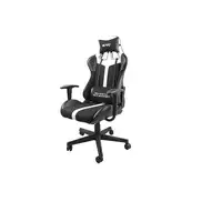 FURY AVENGER XL Silla para videojuegos universal Asiento acolchado Negro, Blanco
