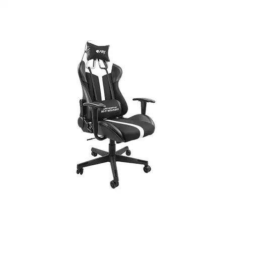 FURY AVENGER XL Silla para videojuegos universal Asiento acolchado Negro, Blanco