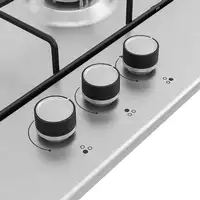 Beko HIGG 63125 SCX hobs Acero inoxidable Integrado 61 cm Encimera de gas 3 zona(s