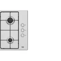 Beko HIGG 63125 SCX hobs Acero inoxidable Integrado 61 cm Encimera de gas 3 zona(s