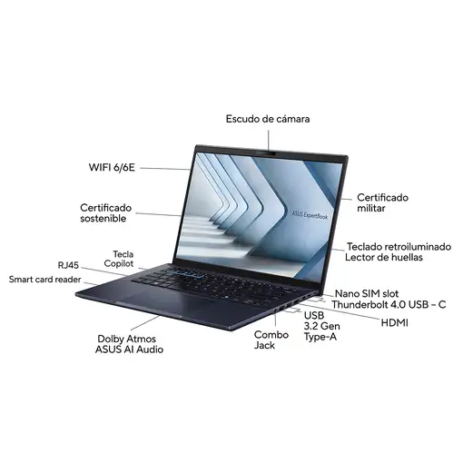 ASUS ExpertBook B5 B5404CMA-Q50224X - Ordenador Portátil 14" WUXGA (Intel Core Ult