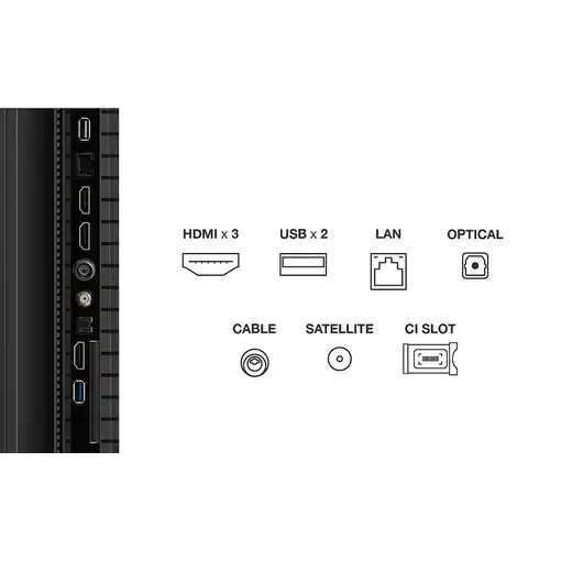 TCL P7K 75P7K Televisor 190,5 cm (75") 4K Ultra HD Smart TV Wifi Metálico 450 cd /