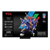 TCL 75C7K Televisor 190,5 cm (75") 4K Ultra HD Smart TV Wifi Metálico 3000 cd / m²
