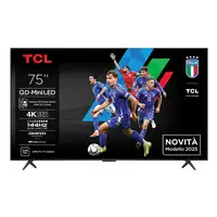 TCL C6K 75C6K Televisor 190,5 cm (75") 4K Ultra HD Smart TV Wifi Metálico