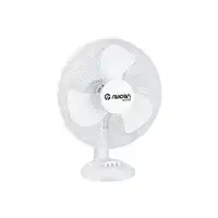 Ventilador de Mesa 12" 30cm 26W 3 Velocidades Up Comfort Blanco Thinia Home