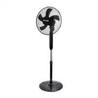 Ventilador de Pie con Mando 16" 40cm 40W 3 Velocidades AirMax Negro Raydan Home